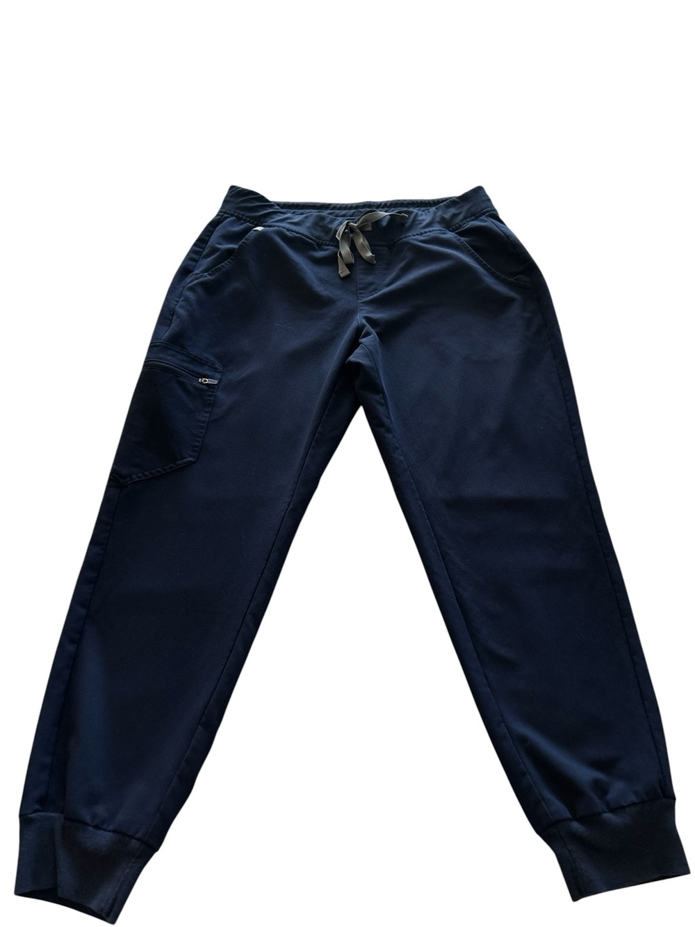 FIGS Zamora Jogger Scrub Pants Navy Blue Women's Medium Petite PO 1568 SEE NOTES